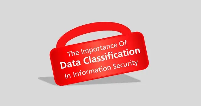 why data Classification اهمیت طبقه بندی داده ها